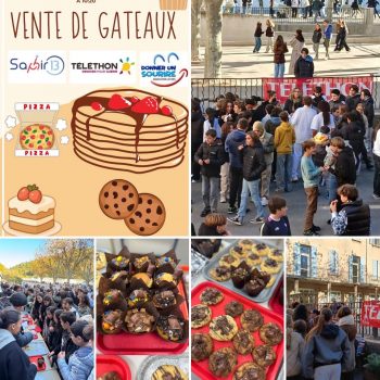 Vente de gateaux aux profits de diverses association