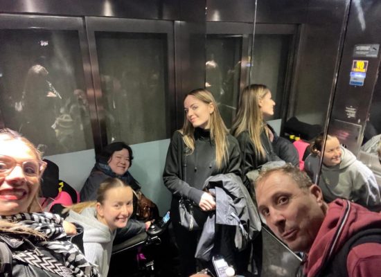 Dans un ascenseur à Lyon