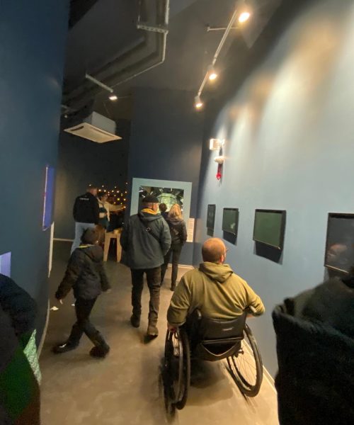 Dans le musée de l'illusion à Marseille avec l'association Saphir13