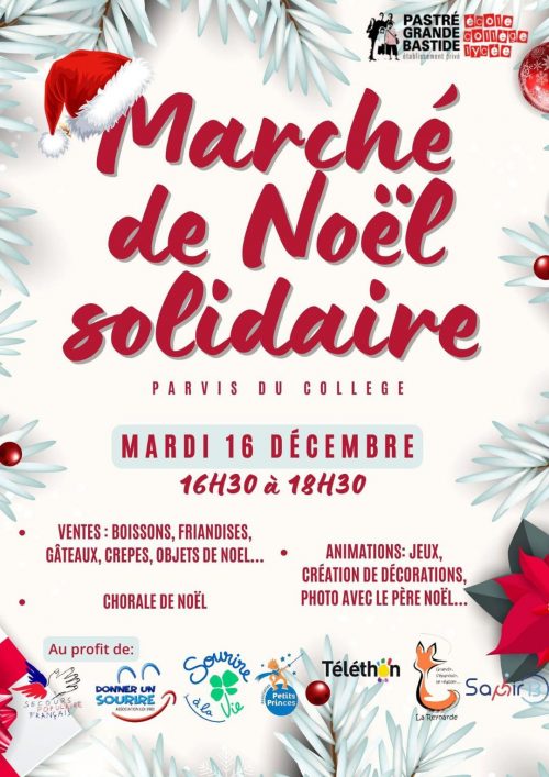 Marché de Noël décembre 2025