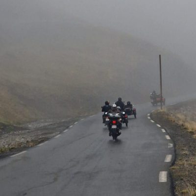 Weekend pluvieux en side-car pour saphir 13 et handi side