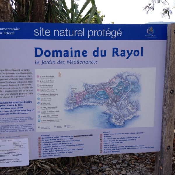 Plan du domaine du Rayol