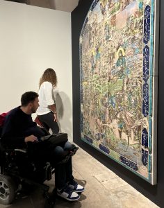 Patrice à l'expo Panoramas