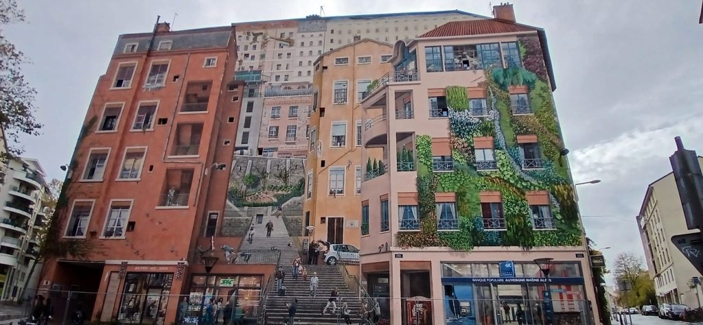 Mur peint à Lyon