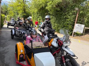 Side-car dans le Queyras