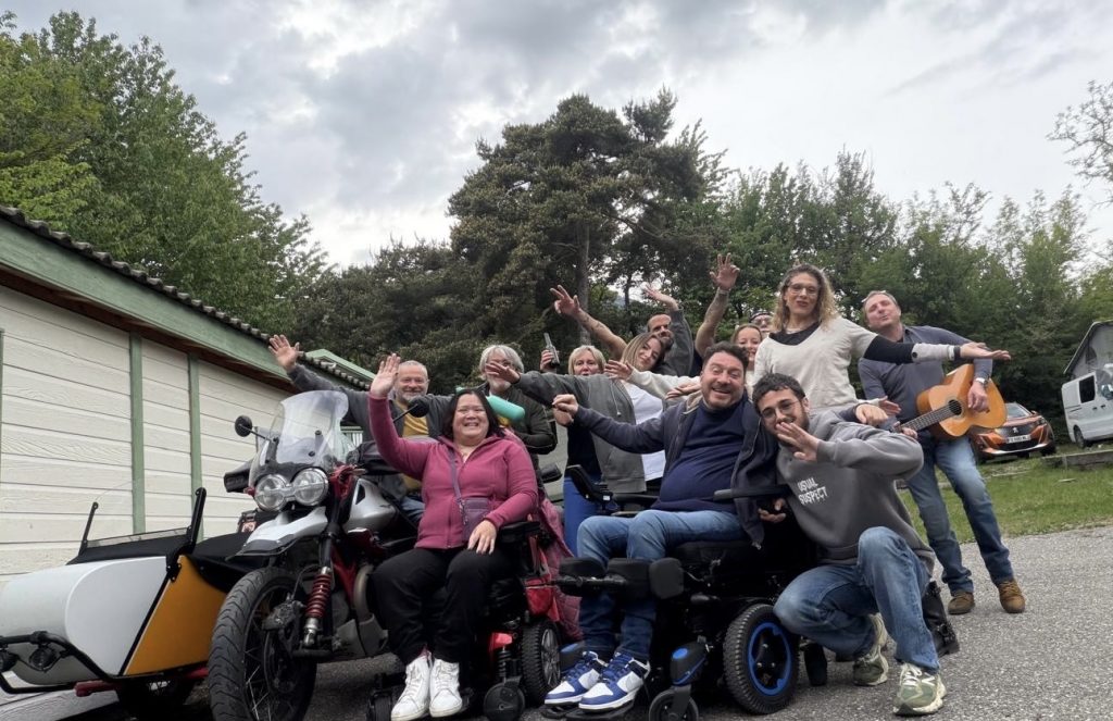 Groupe side car 2026 dans le Queyras