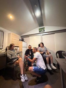 Soirée jeu au camping