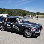 Voiture de courses sur circuit