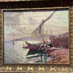 peinture bateau par le peintre ponchin
