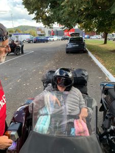 Tout va bien à bord du side car