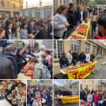 Photo des animations lors du Telethon au lycée Pastré Grande Bastide