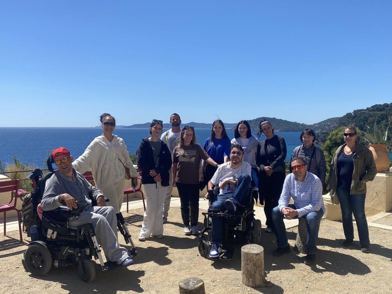 L'association Saphir 13 au parc Rayol dans le Var