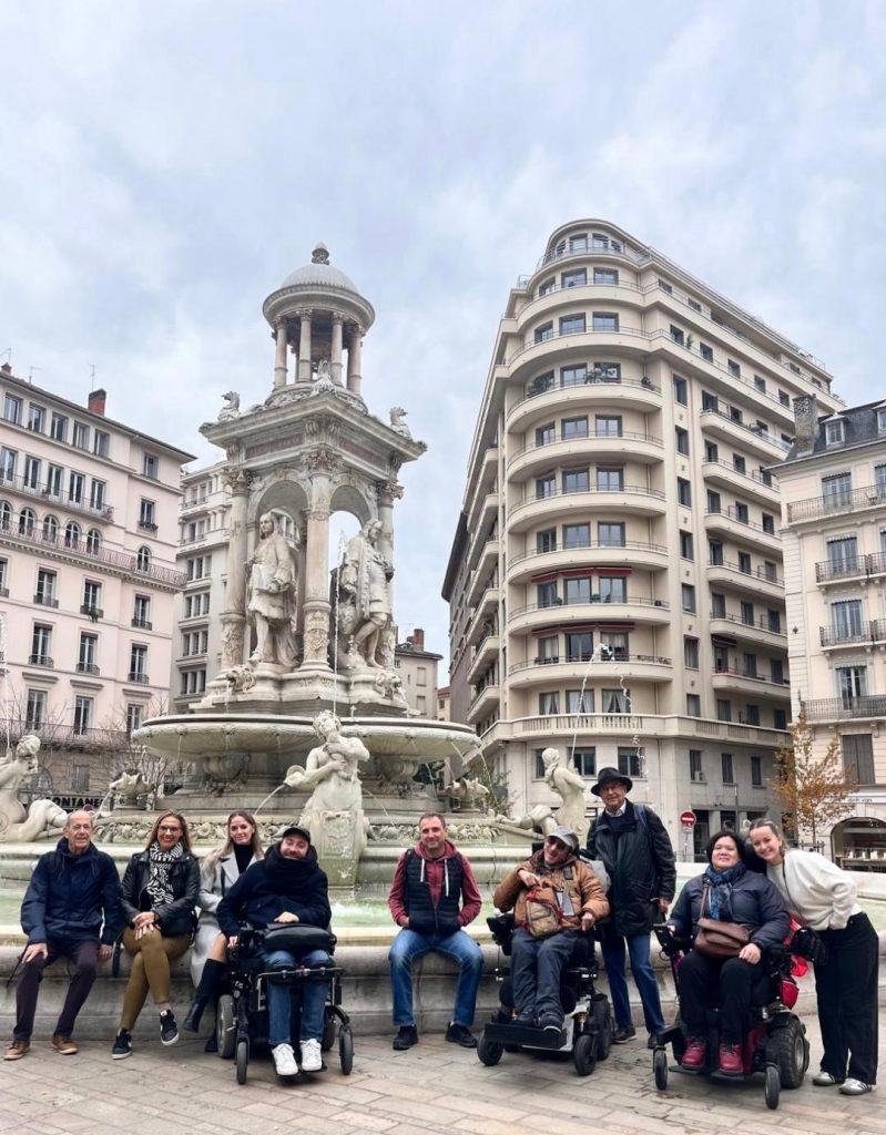 Groupe de l'association saphir 13 à Lyon